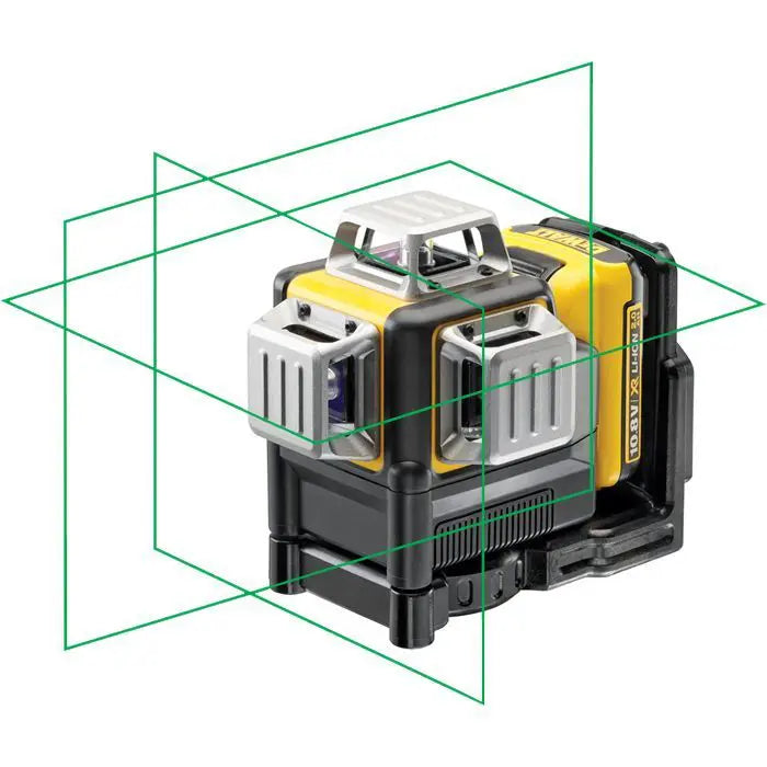 Nivellierlaser-Kreuzlinienakku Dewalt DCE089D1G, grüne Strahlen, drei Linien x 360° solange der Vorrat reicht